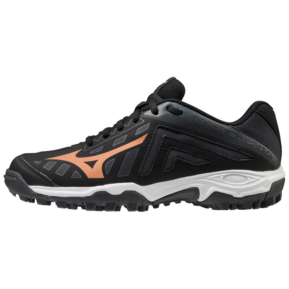 Mizuno Men's Wave Lynx Hockey Shoes Black/ White (X1GC203050-XPK)